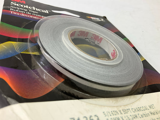 3M Scotchcal 71363 Charcoal Metallic Striping Automotive Tape - 5/16'' X 50 Feet
