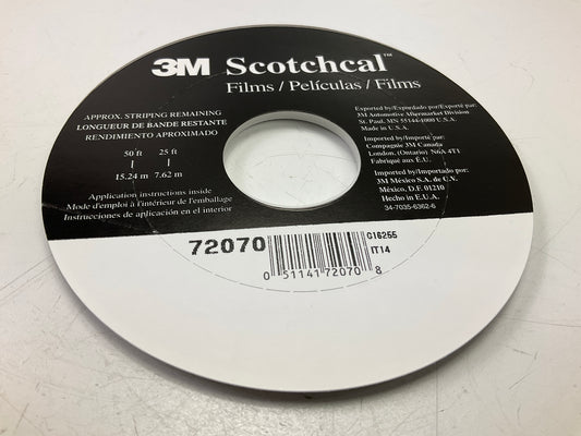 3M 72070 Scotchcal Pinstripe Striping Tape 3/16'' In X 150' Feet Brown Metallic