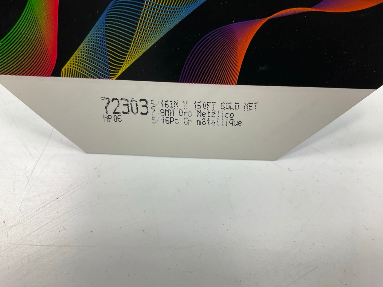 3M 72303 Pinstripe Striping Stripe Tape - Gold Metallic, 5/16'' X 150'