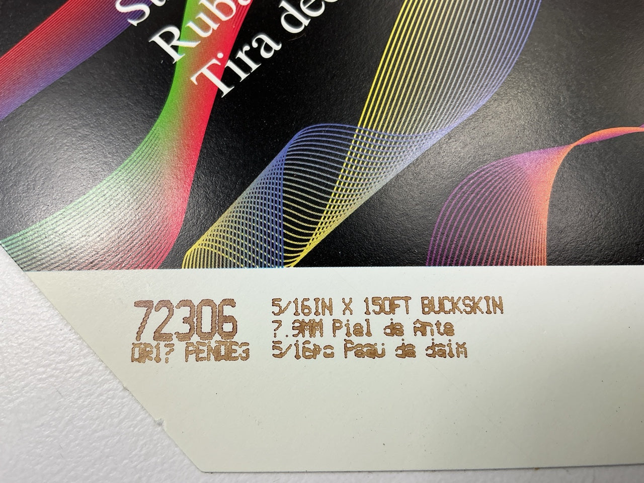 OPEN PACKAGE - 3M 72306 Scotchcal Striping Stripe Tape - Buckskin, 5/16'' X 150'