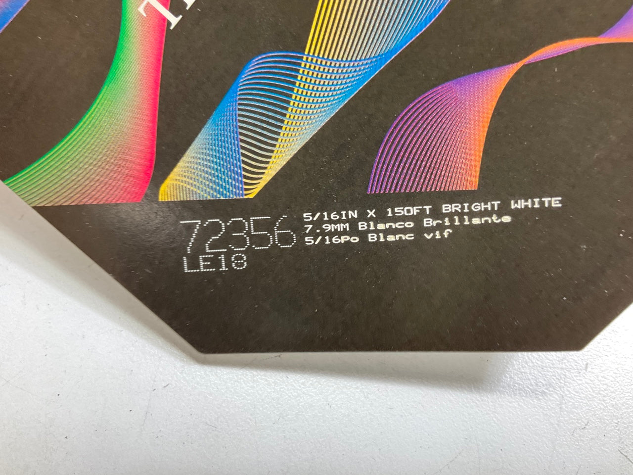 3M 72356 Pinstripe Striping Tape - 5/16'' X 150' Feet Long Bright White