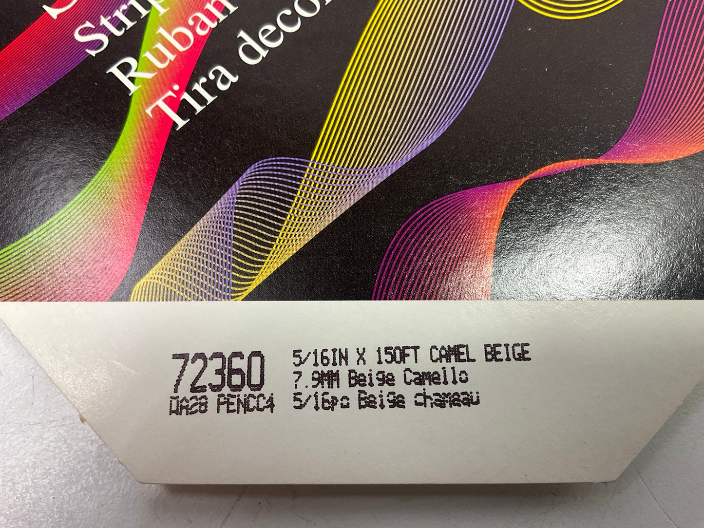 3M 72360 Striping Automotive Stripe Tape Camel Beige 5/16 In X 150 FT