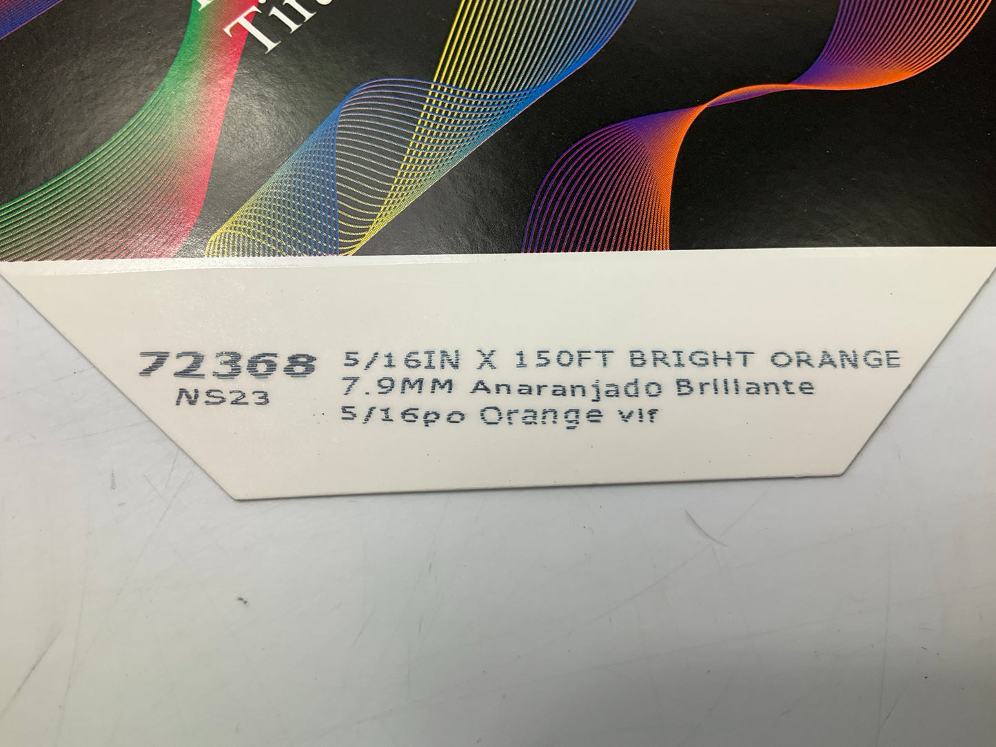 3M Scotchcal 72368 Bright Orange Striping Automotive Tape - 5/16'' X 150 FEET