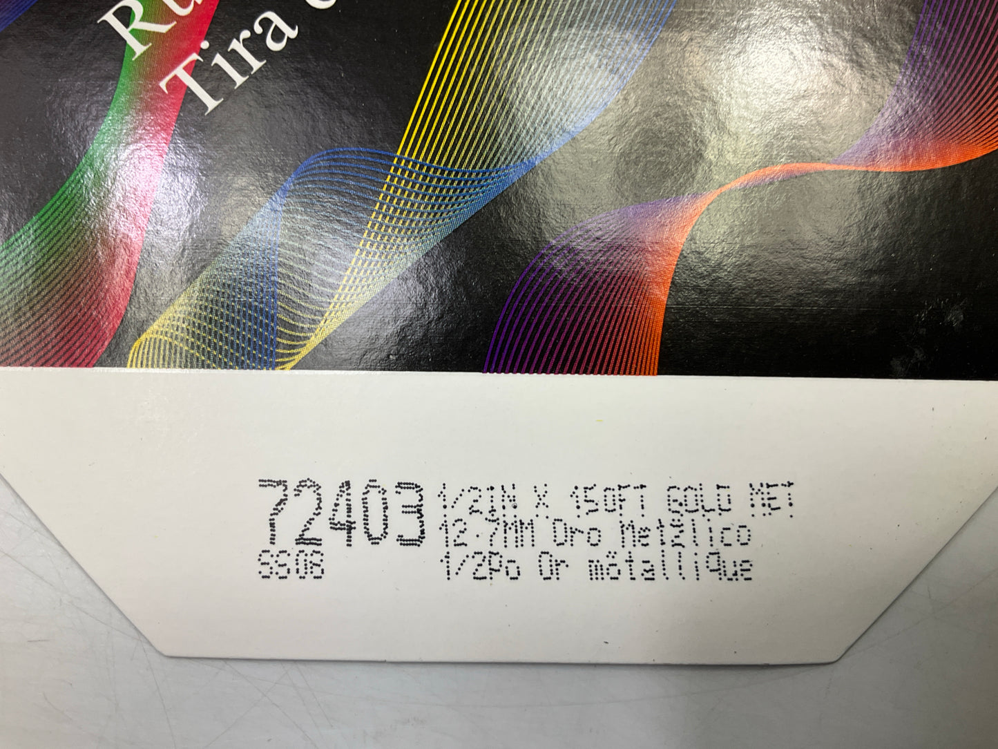 3M 72403 Scotchcal Striping Tape, Gold Metallic, Stripe Tape 1/2'' X 150ft