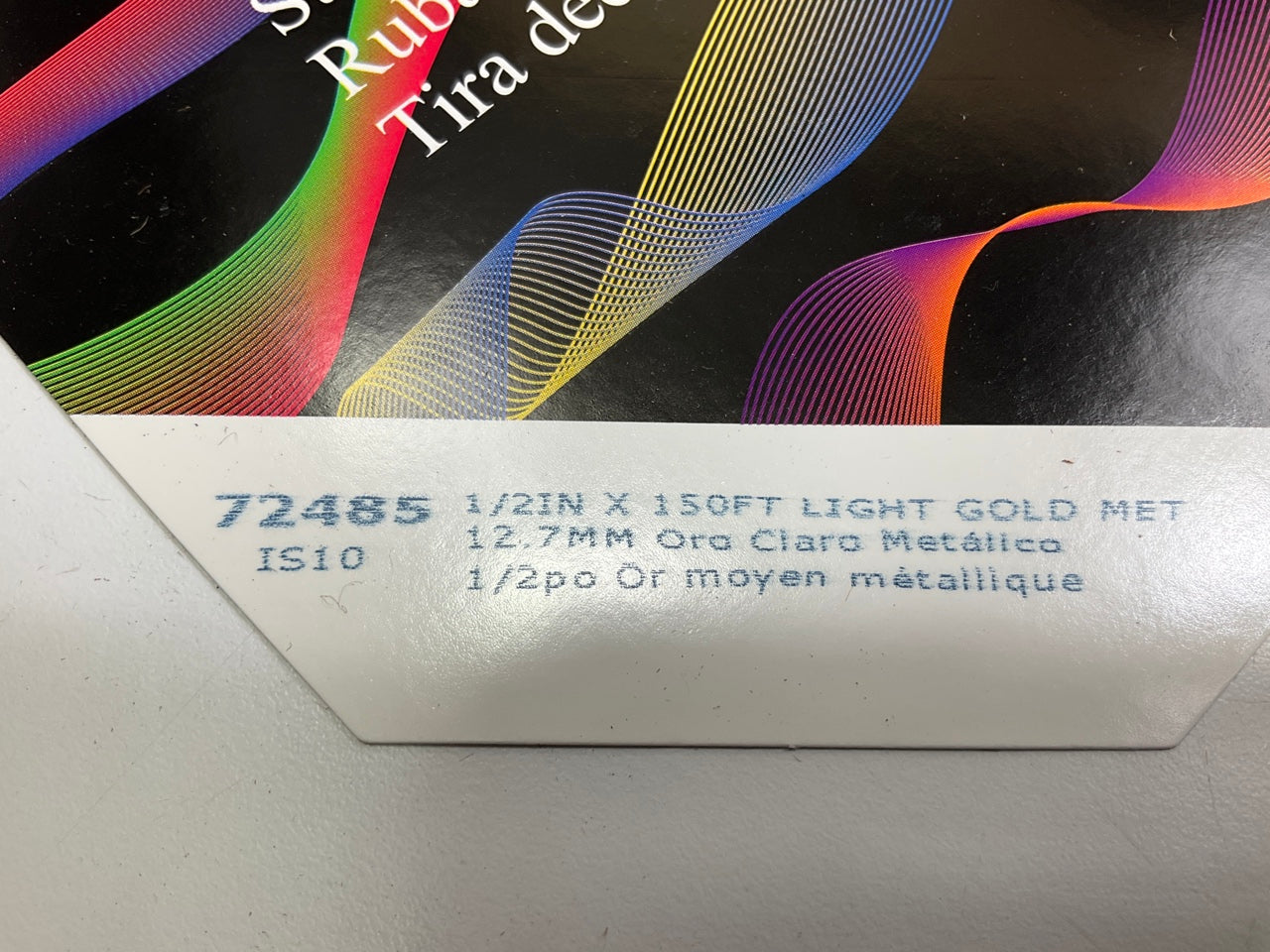 3M Scotchcal 72485 Light Gold Metallic Striping Automotive Tape 1/2'' X 150 Feet