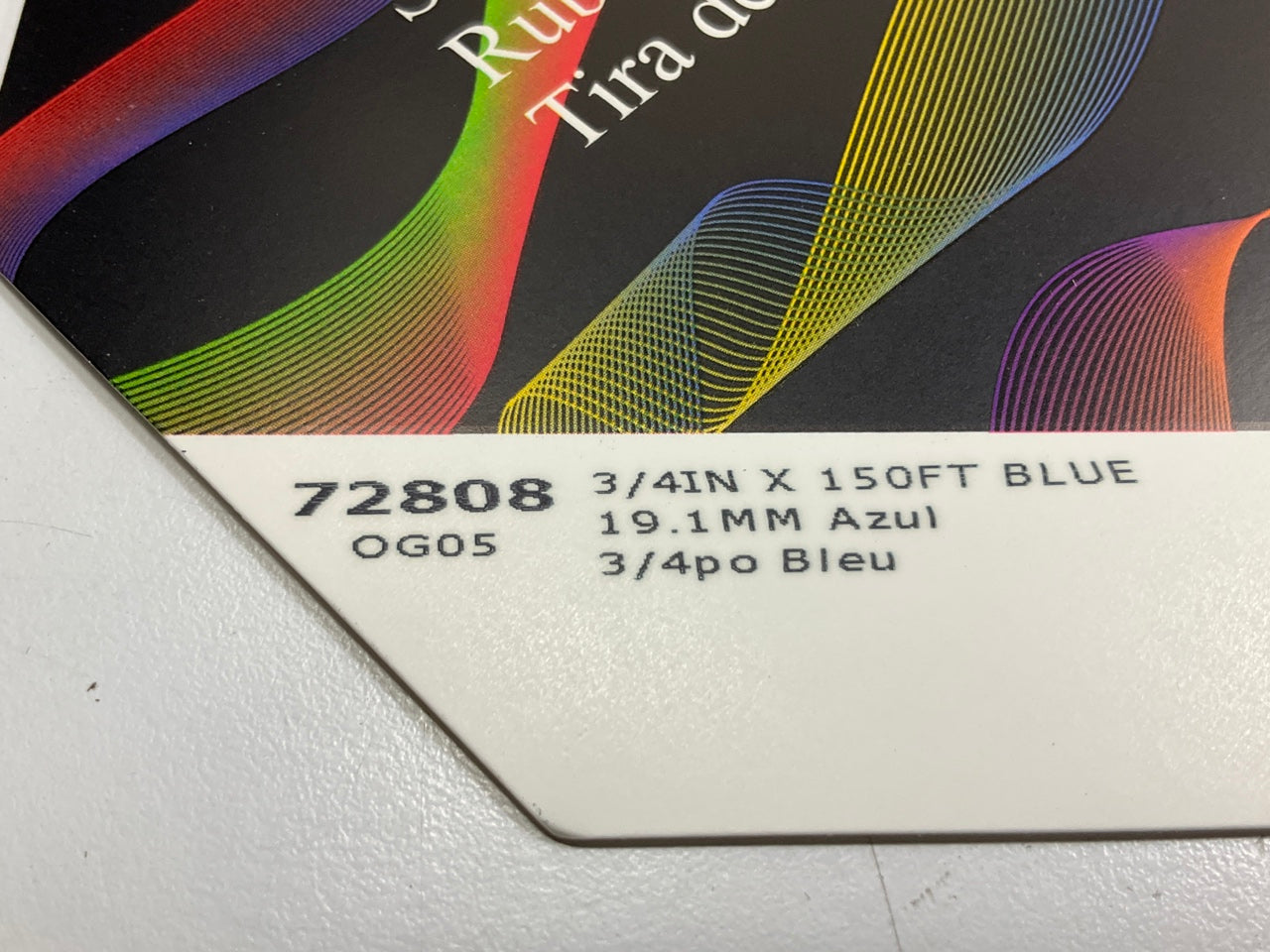 3M 72808 Scotchcal Striping Stripe Tape Blue, 3/4 In X 150 Feet