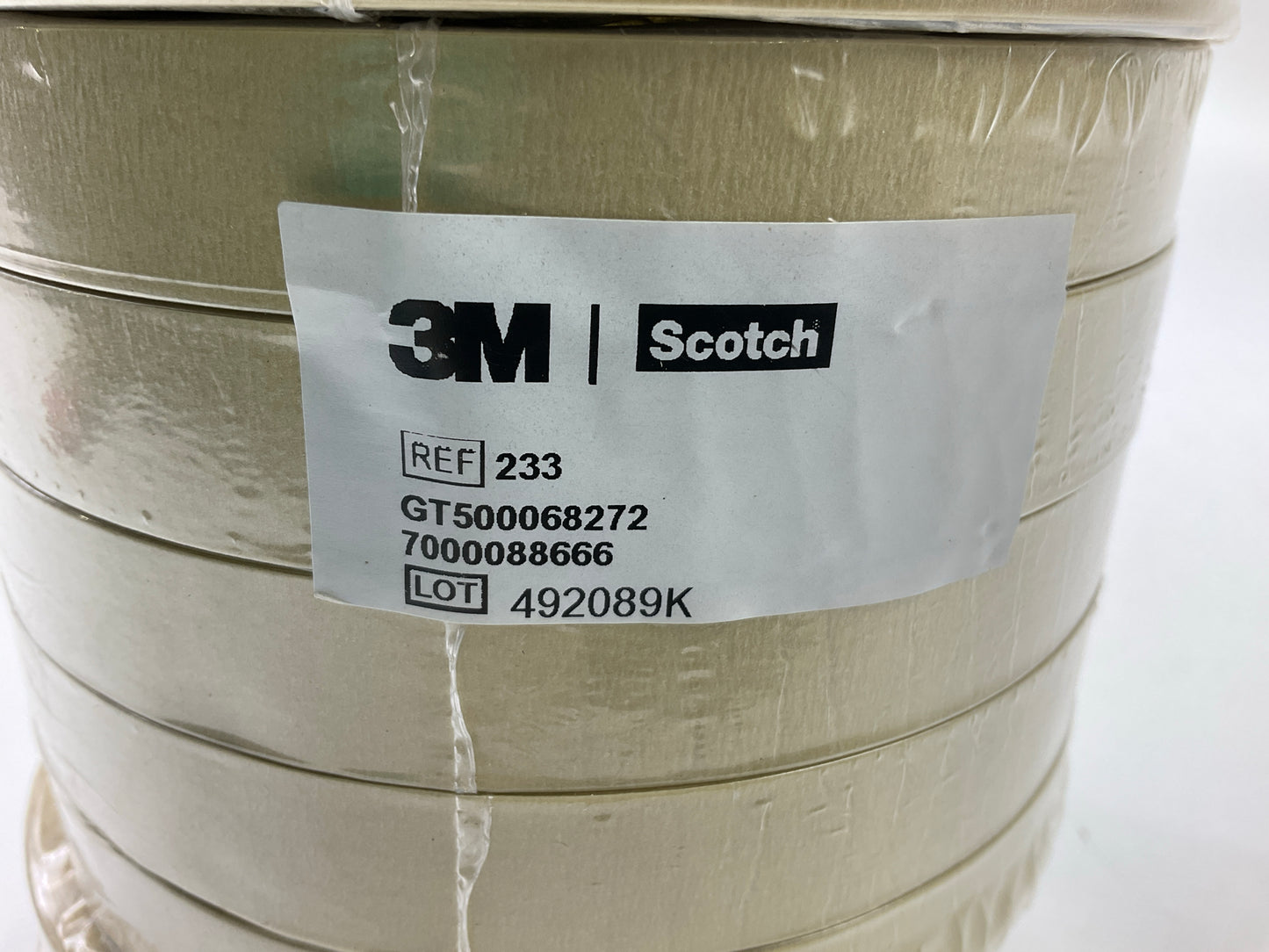 43 Rolls - Scotch 3M 233 18 Mm X 55 M 3/4'' Masking Tape (CREPE PAPER)