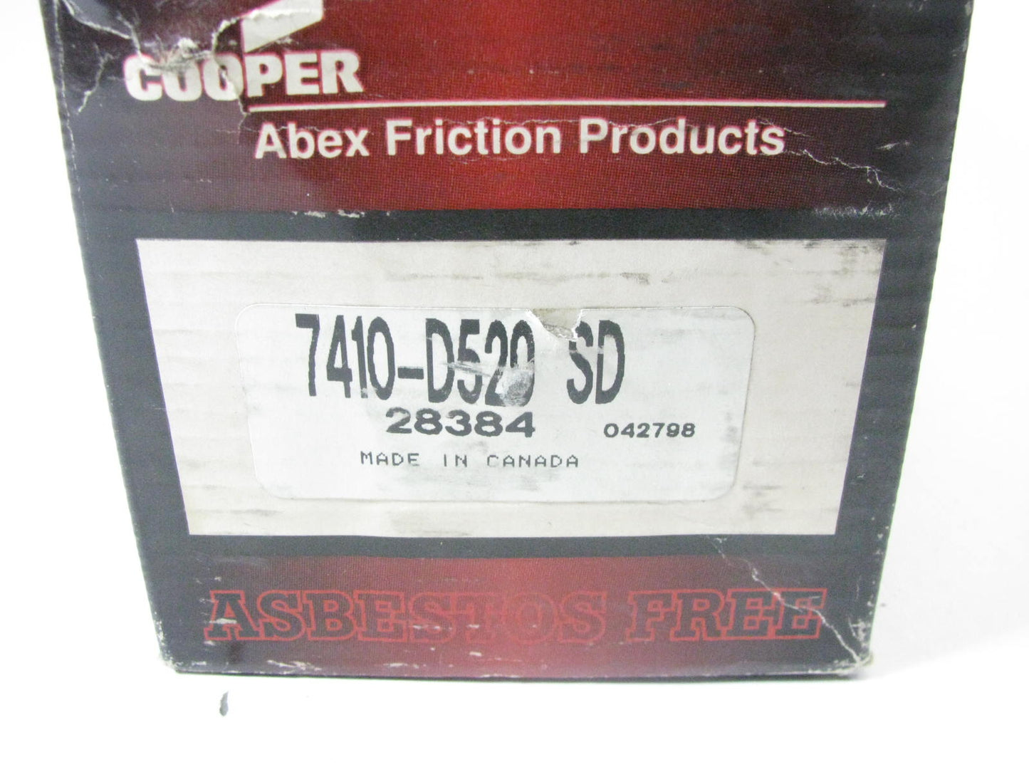 Abex 7410-D529-SD Front Disc Brake Pads For 1991-1996 Dakota
