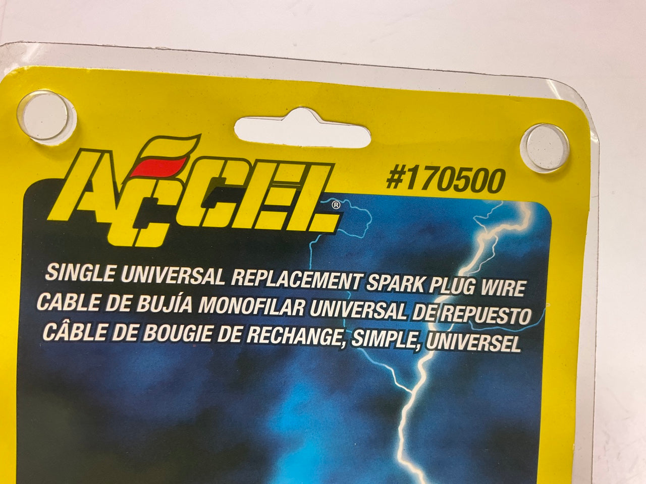 Accel 170500 Single Universal Replacement Ignition Spark Plug Wire - 60'' 8mm