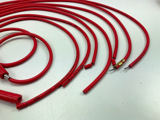 Accel 4041R Performance Ignition Spark Plug Wire Set - Red; 8mm; Graphite Core