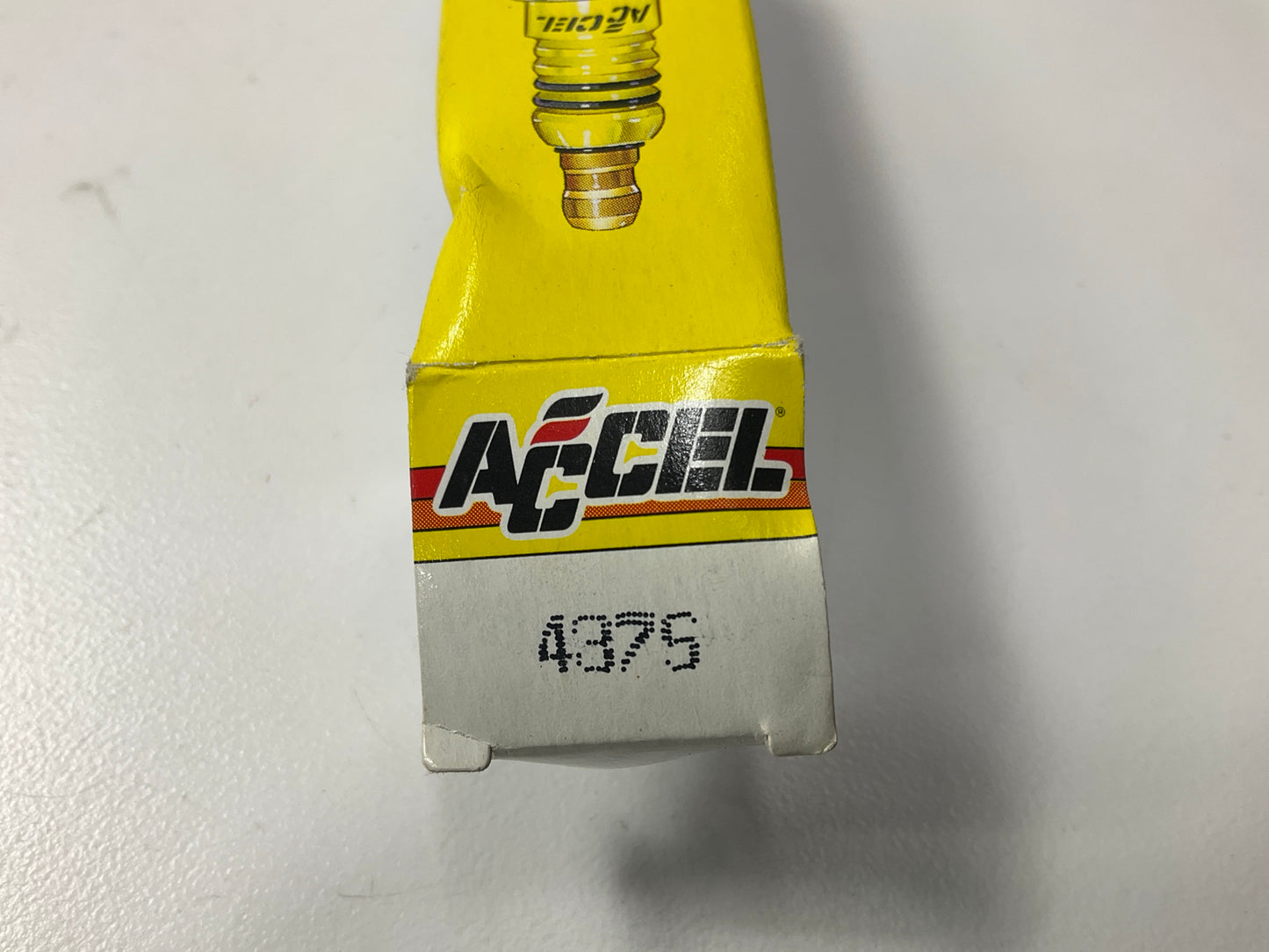 (4) Accel 437S U-Groove Spark Plug, Short Header Spark Plug, High Performance