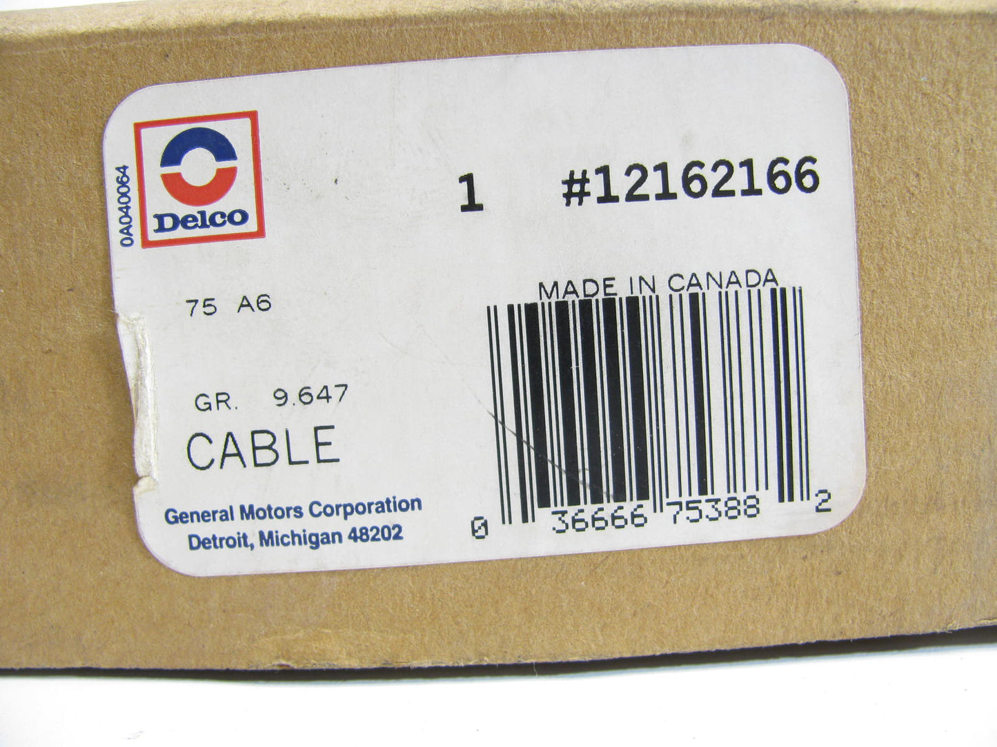 Acdelco 12162166 Radio Antenna Cable For 1995-1999 Oldsmobile Aurora