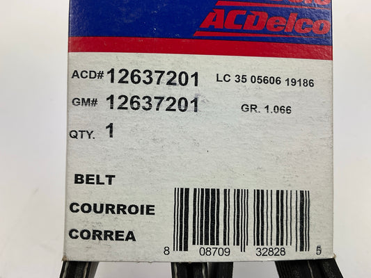 Acdelco 12637201 Serpentine Belt - 09-12 Express 1500, Silverado Sierra 4.3L V6