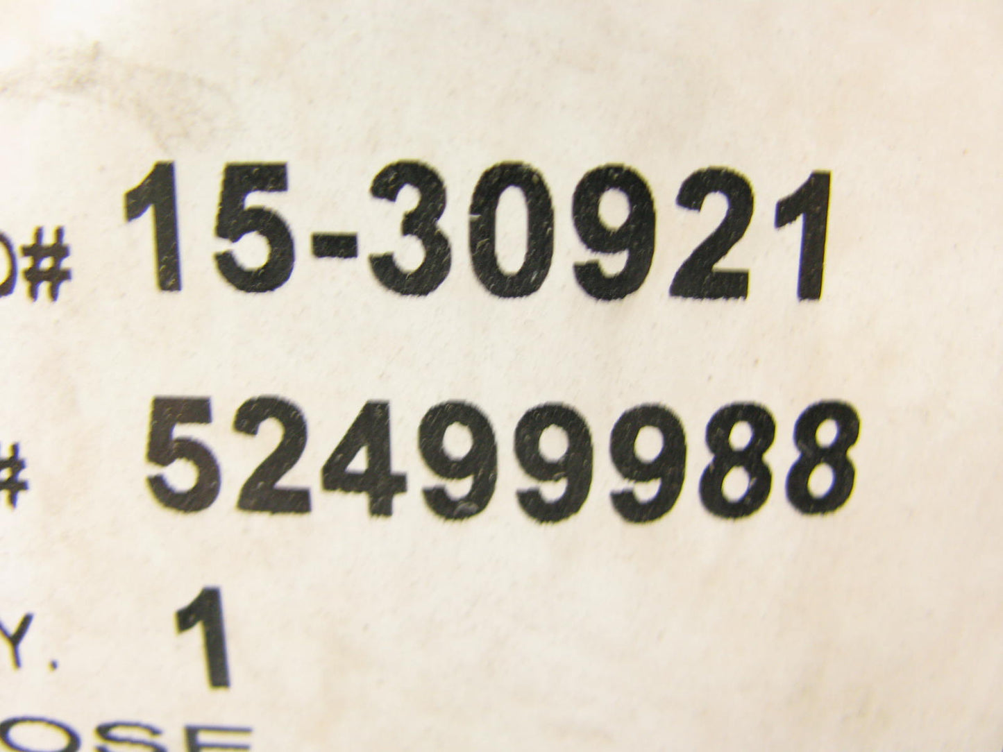 Acdelco 15-30921 A/C Refrigerant Hose - 52499988 200905