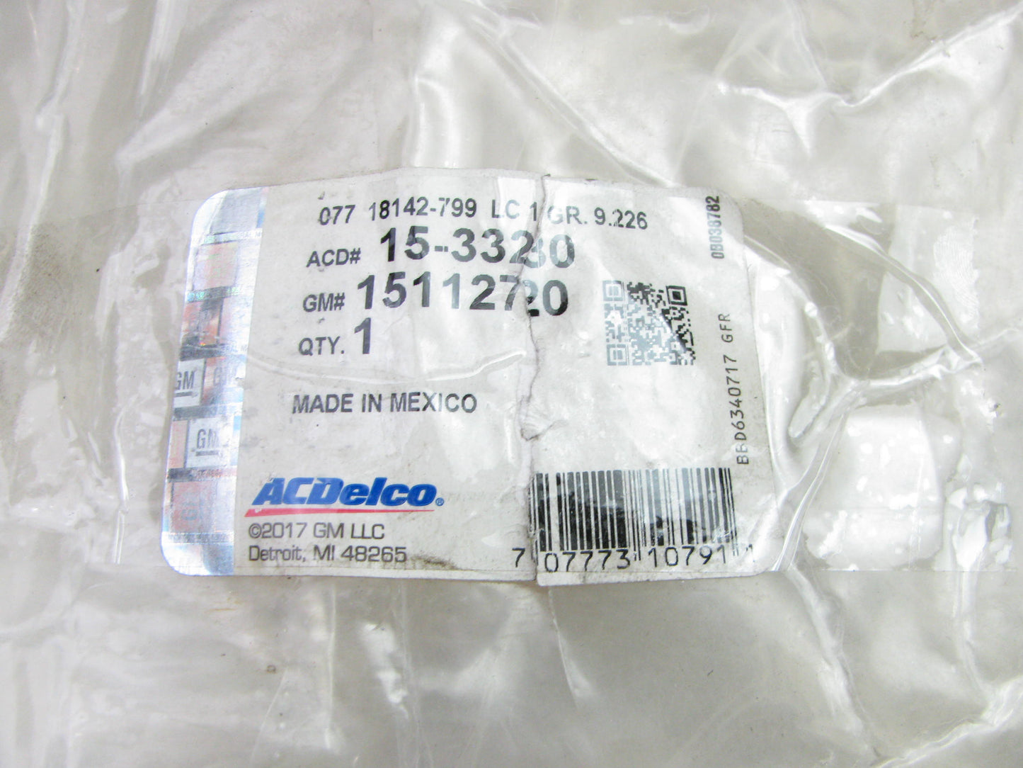 NEW GENUINE Acdelco 15-33230 A/C Manifold Hose OEM 15112720