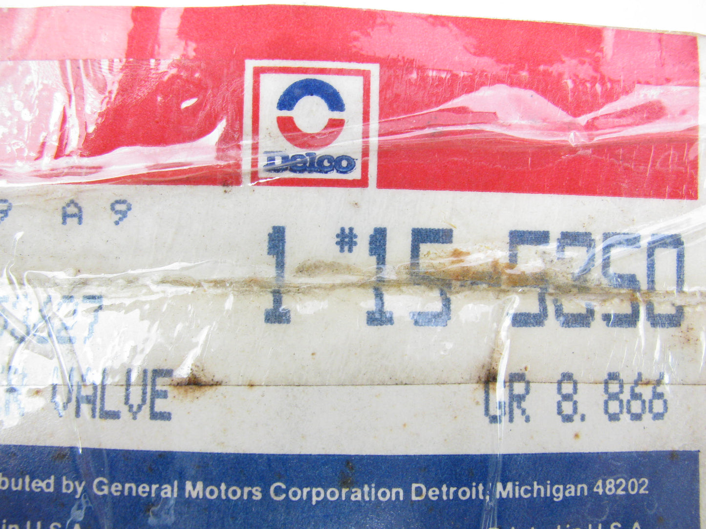 Acdelco 15-5350 HVAC Auxiliary REAR Heater Water Shut-Off Valve