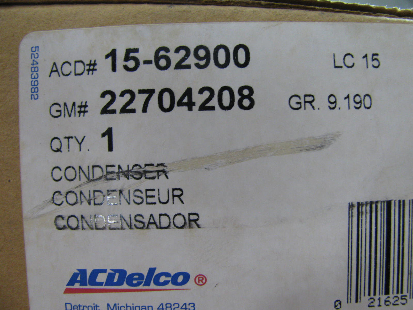 Acdelco 15-62900 A/C Condenser For 2005-2010 Pontiac G6, 2004-2010 Malibu