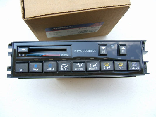 NEW OEM Acdelco 15-71628 HVAC A/C Control Switch Panel For 88-91 Cutlass Supreme