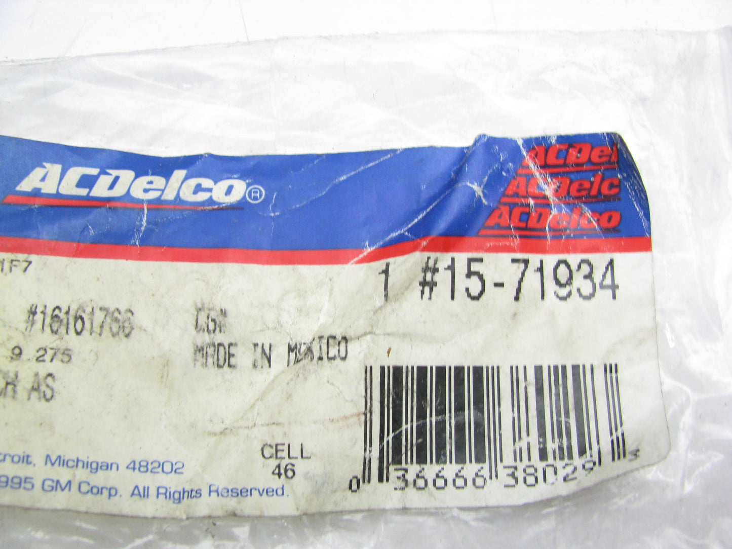 Acdelco 15-71934 HVAC Blower Control Switch - 16161766