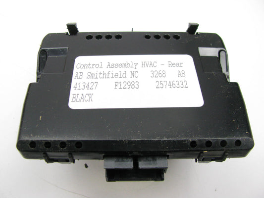 Acdelco 15-72600 HVAC Temperature Control Panel For 2000-2005 Cadillac DeVille