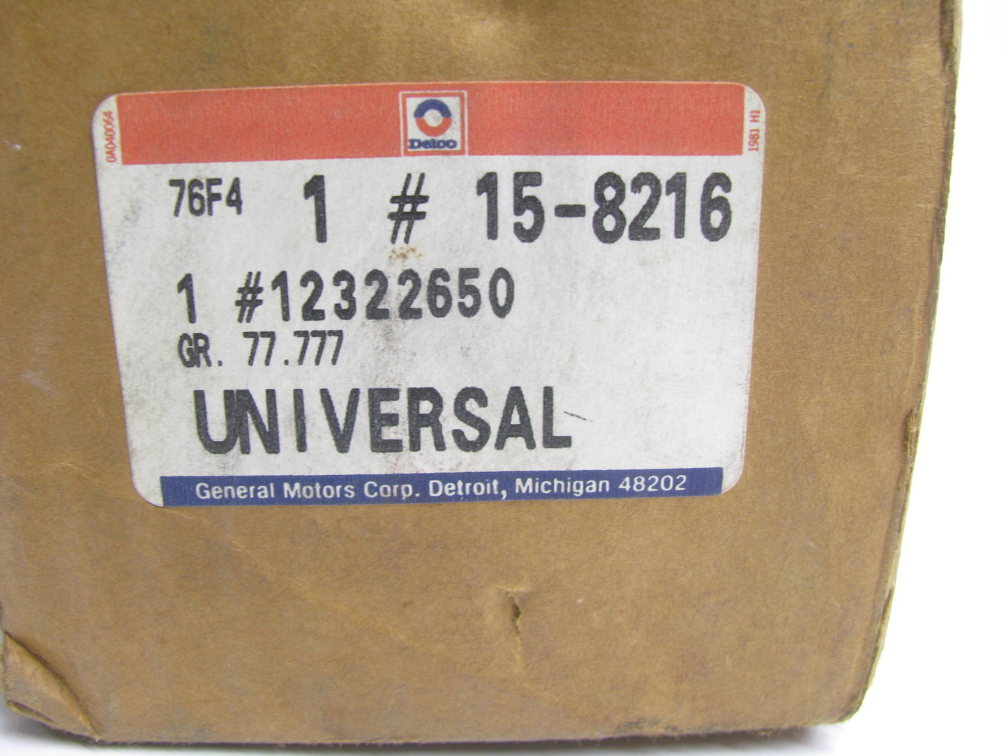 Acdelco 15-8216 Blower Motor 3/8'' DOUBLE SHAFT (THREE SPEED) (24V)