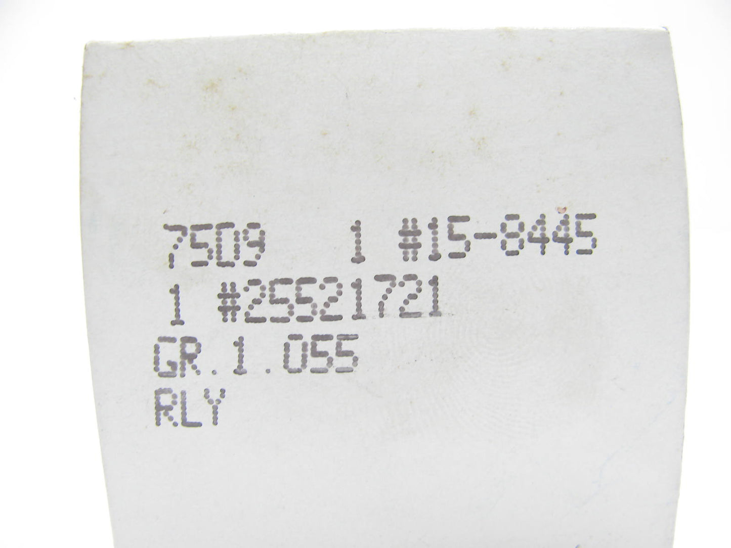 Acdelco 15-8445 Engine Cooling Fan Motor Relay - 25521721