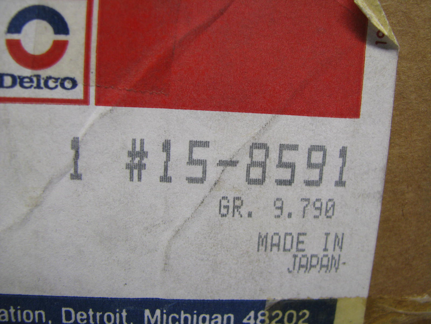 Acdelco 15-8591 HVAC Rear Blower Motor 1990-1996 Transport Lumina Silhouette