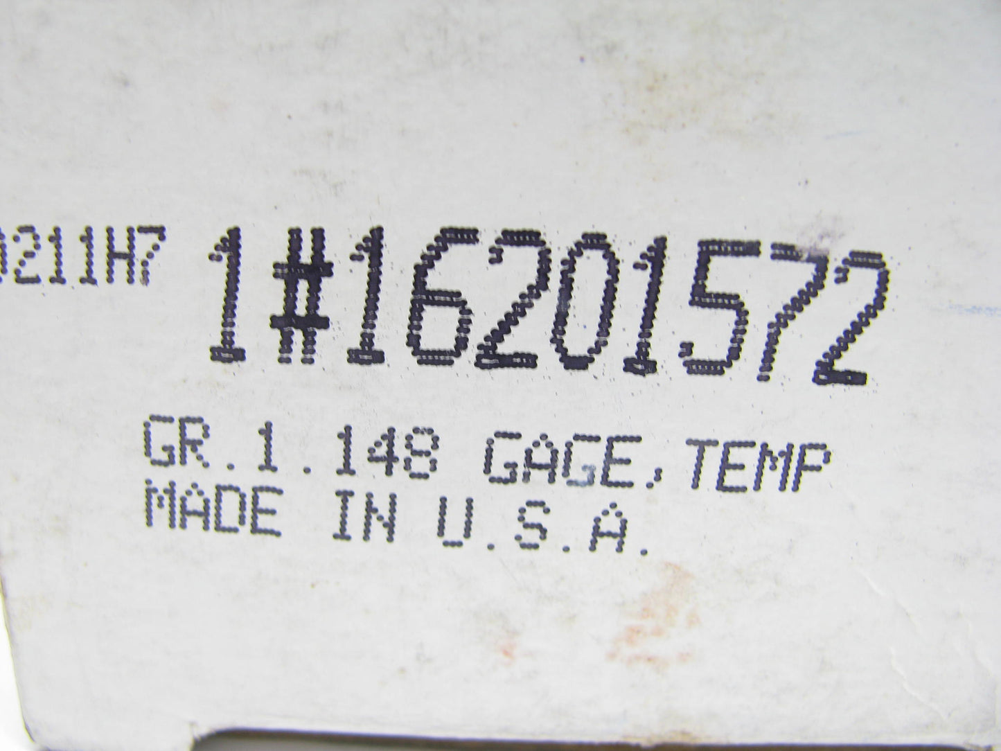 ACDelco 16201572 Engine Water Temperature Gauge For 1986-1991 Buick Century