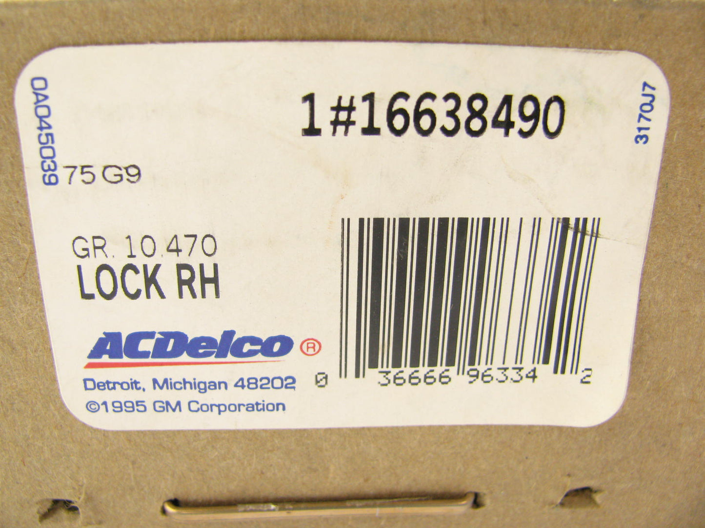 New OEM Acdelco Front Right Powered Door Lock Latch Actuator 00-05 Deville