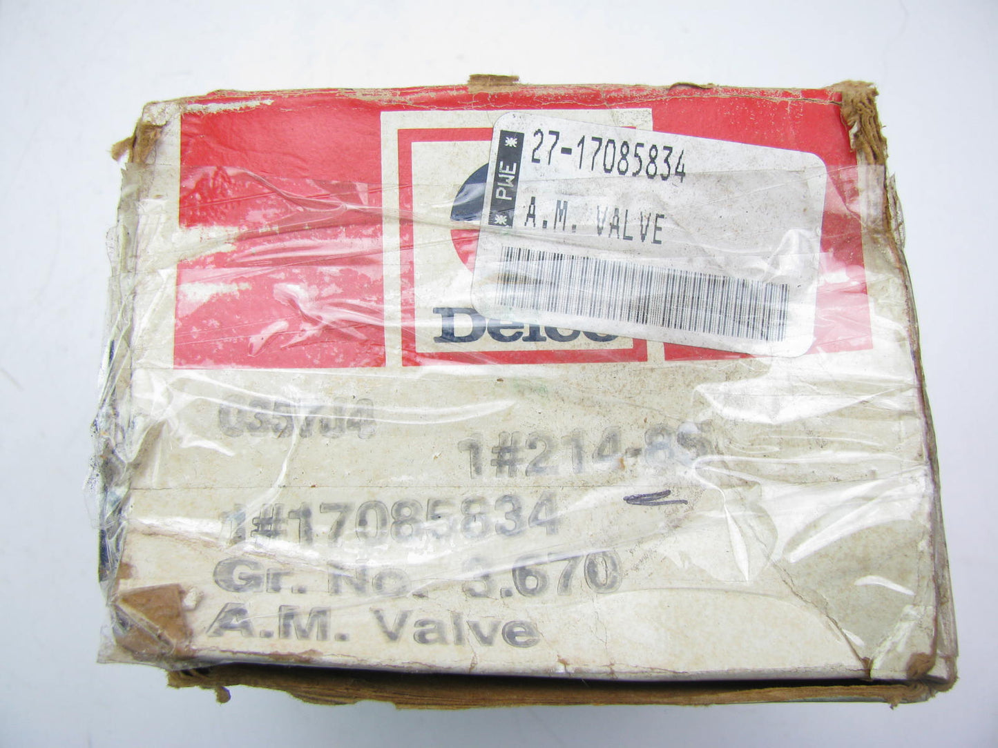 Acdelco 17085834 Air Bypass Diverter Smog Pump Valve Assembly