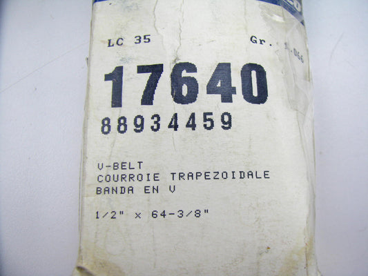 Acdelco 17640 Accessory Drive Belt - 0.53'' X 64.00'' - 36 Degree