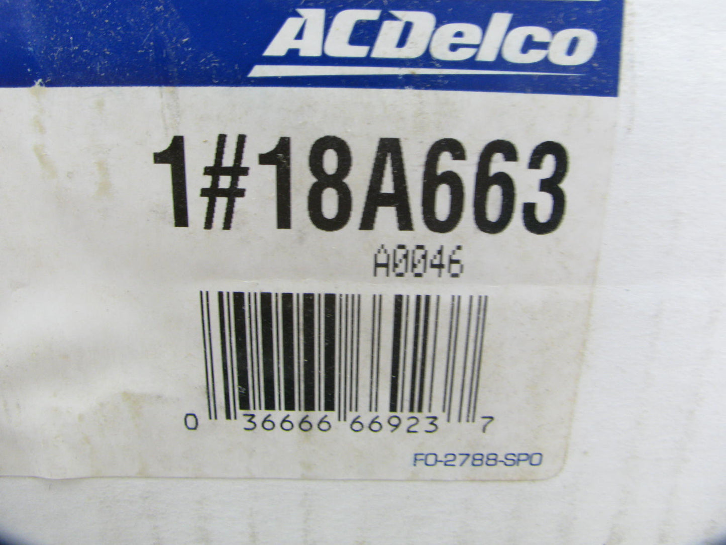 Disc Brake Rotor-Non-Coated Front,Rear ACDelco 18A663A