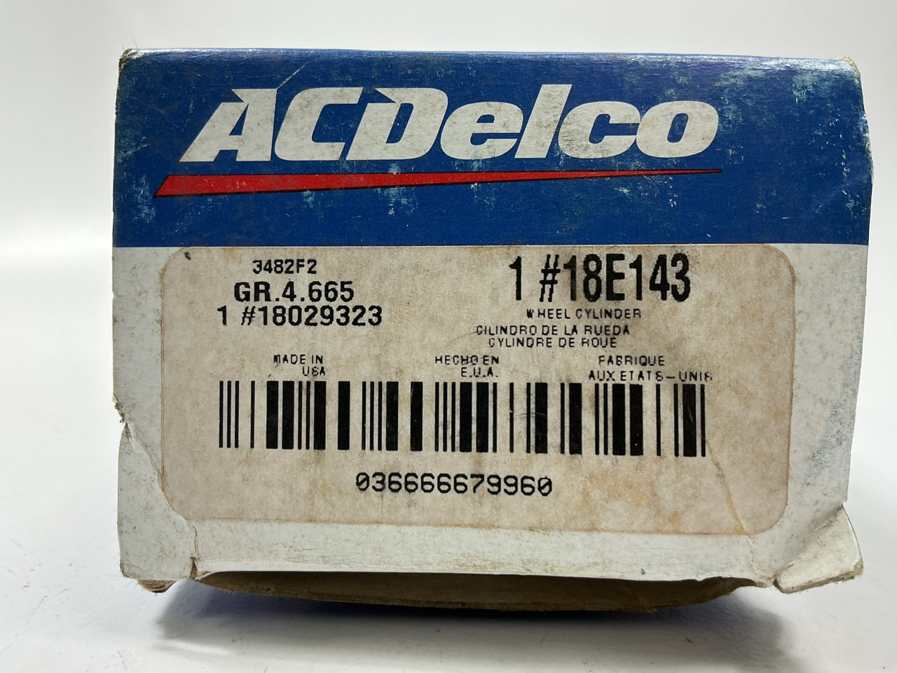(2) Acdelco 18E143 Rear Drum Brake Wheel Cylinder