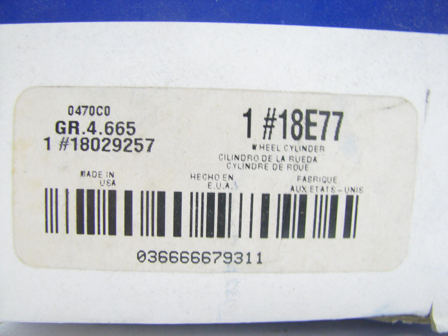 Acdelco 18E77 Drum Brake Wheel Cylinder - Front / Rear