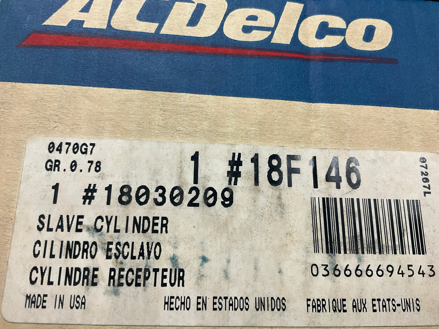 ACDelco 18F146 Clutch Slave Cylinder For 1993 Ford Bronco, 1993-1995 F-150