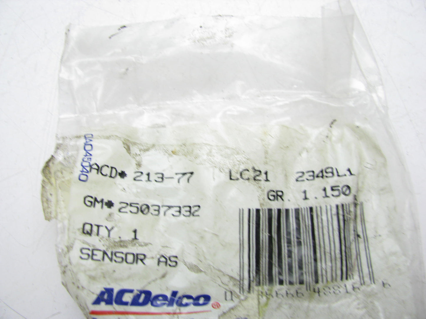 Acdelco 213-77 Engine Coolant Temperature Sensor Switch OEM GM 25037332