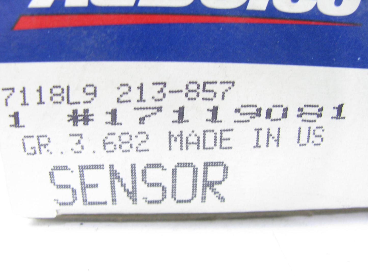 Acdelco 213-857 Throttle Position Sensor TPS