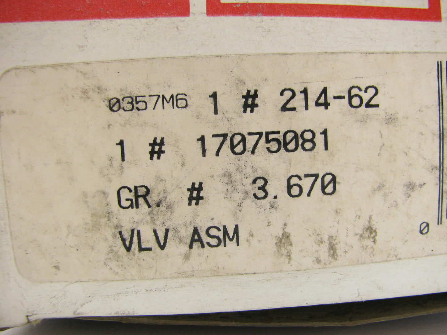 Acdelco 214-62 A.I.R. Smog AIR System Bypass Diverter Valve - 17075081