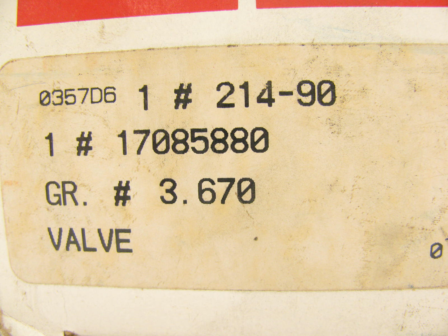 Acdelco 214-90 Air Bypass Diverter Valve 1985 S10 Blazer S15 Jimmy 2.8L