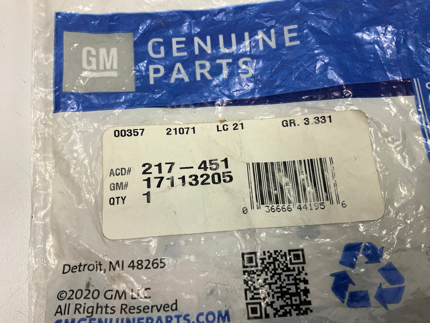 Acdelco GM 217-451 Fuel Injector O-Ring Seal Kit With Brackets