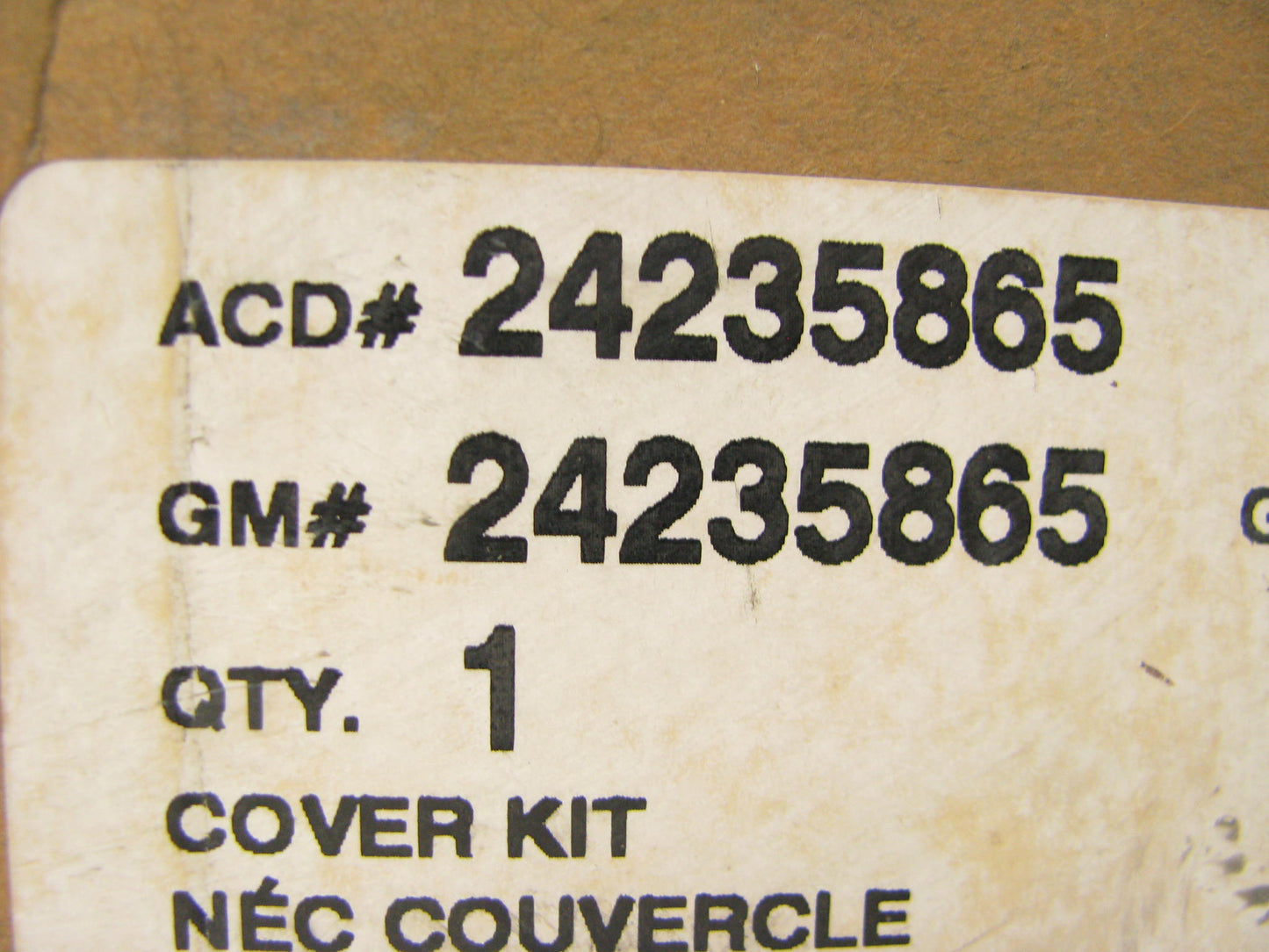 Genuine Acdelco 24235865 Automatic Transmission Pump Cover Stator