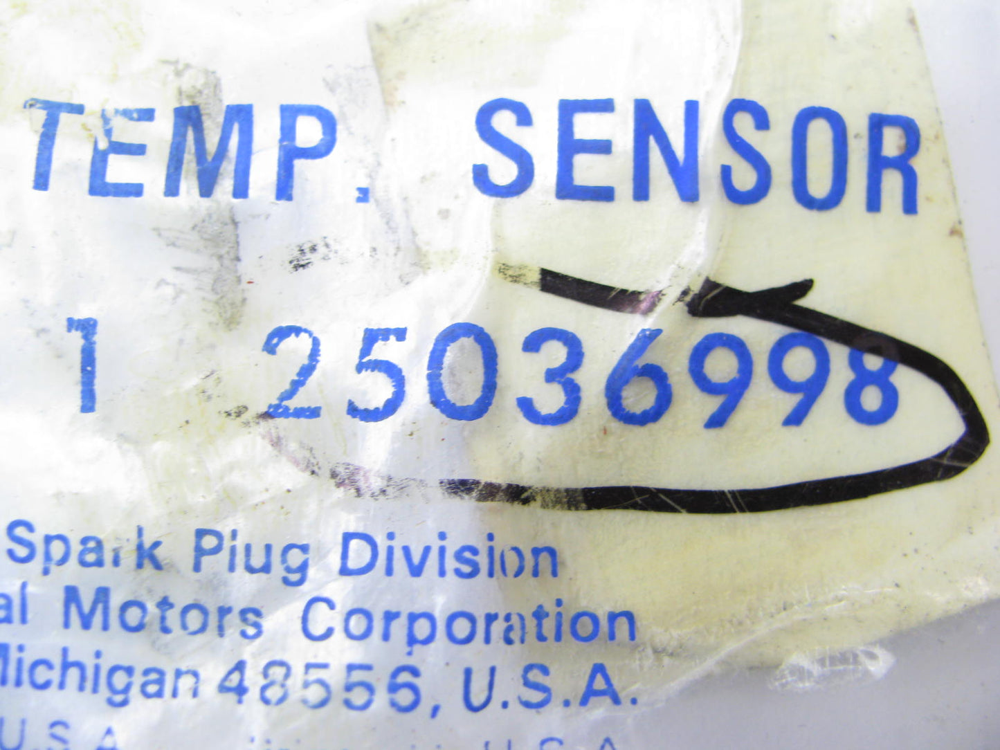 Acdelco 25036998 Coolant Temperature Sender Switch 3.8L Digital Dash