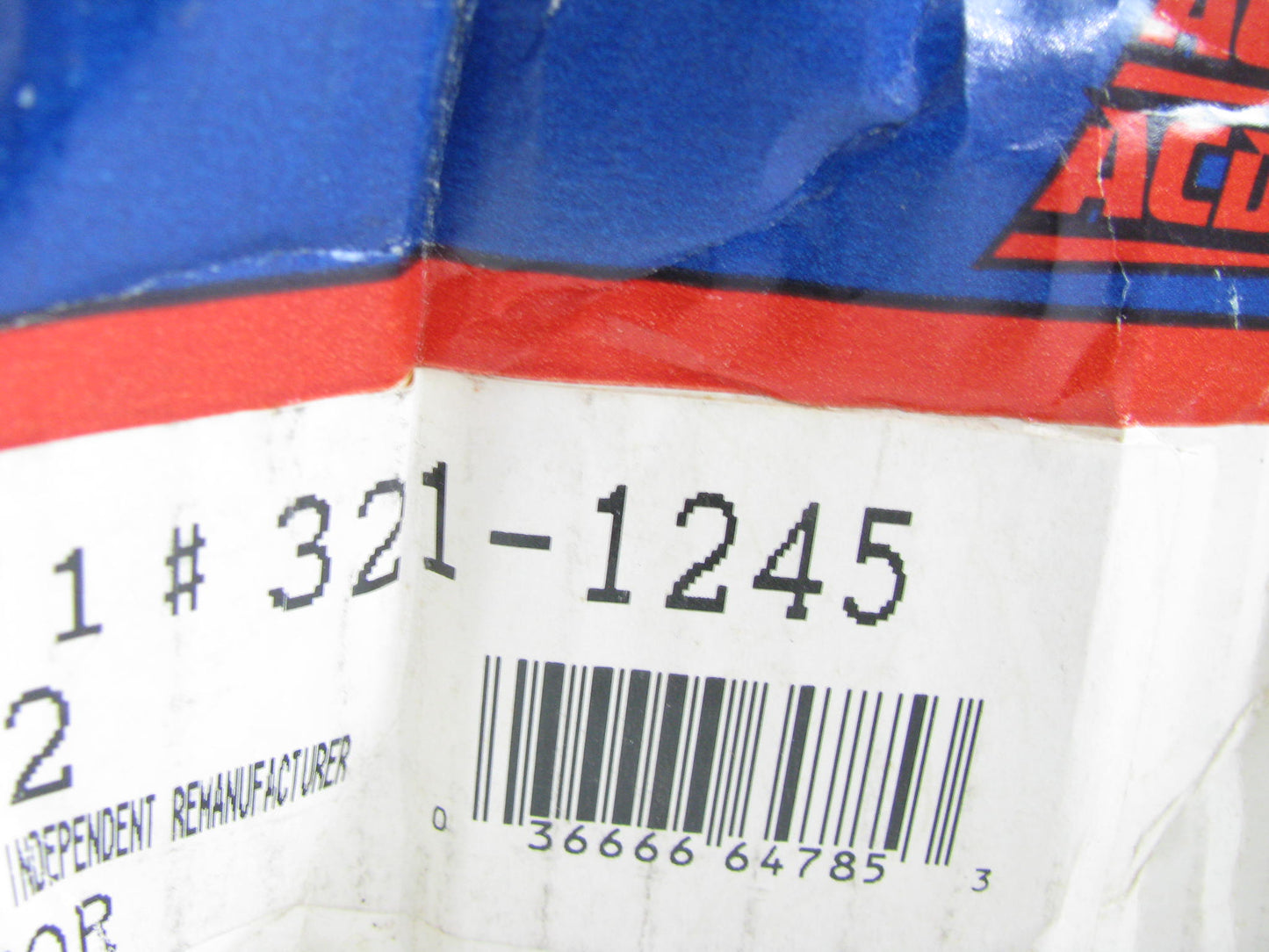 REMAN. Acdelco 321-1245 Alternator