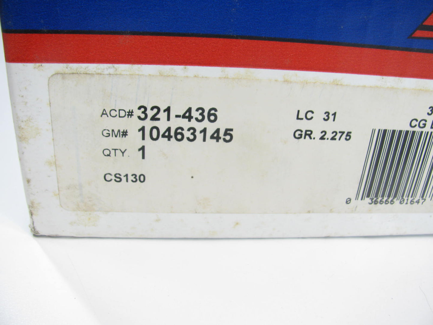 REMAN Acdelco 321-436 Delco Remy Alternator 12V 105a 1990-2000 Topkick & Kodiak