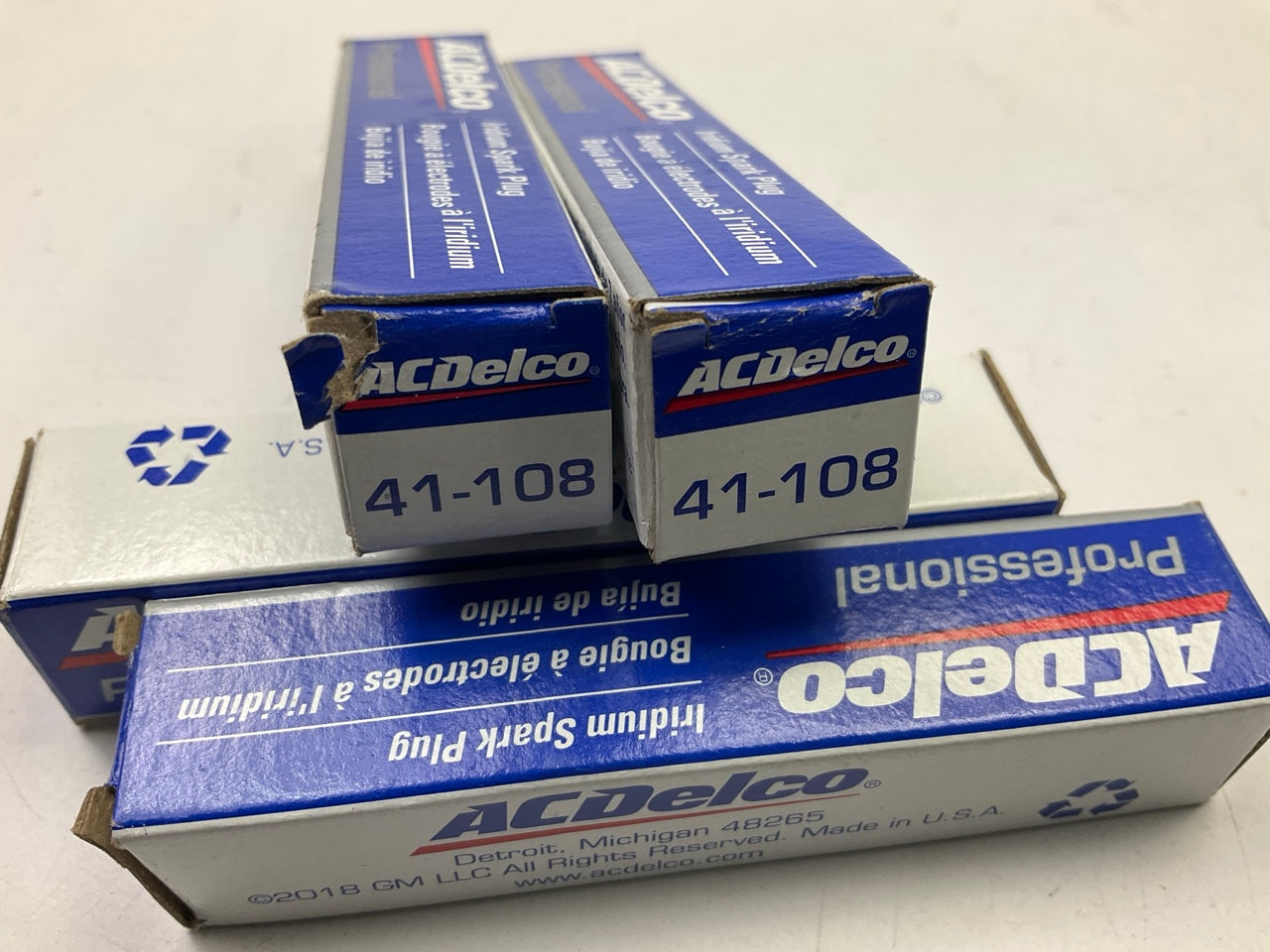 (4) Acdelco 41-108 Iridium Spark Plugs