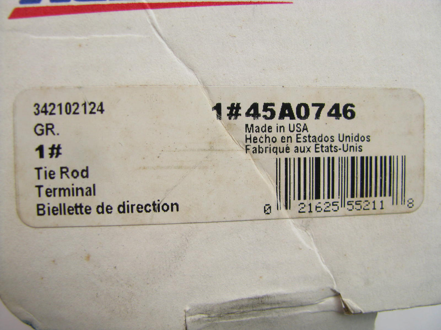 ACDelco Professional 45A0746 - Steering Tie Rod End, Front Inner