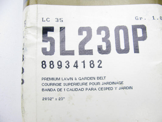 Acdelco 5L230P Power Equipment Accessory Drive Belt - 21/32'' X 23''