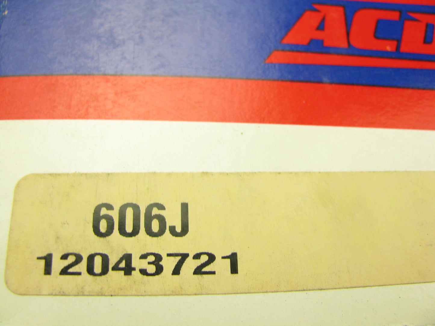 NEW GENUINE OEM Acdelco 606J Ignition Spark Plug Wire Set 1982 GM 3.0L V6