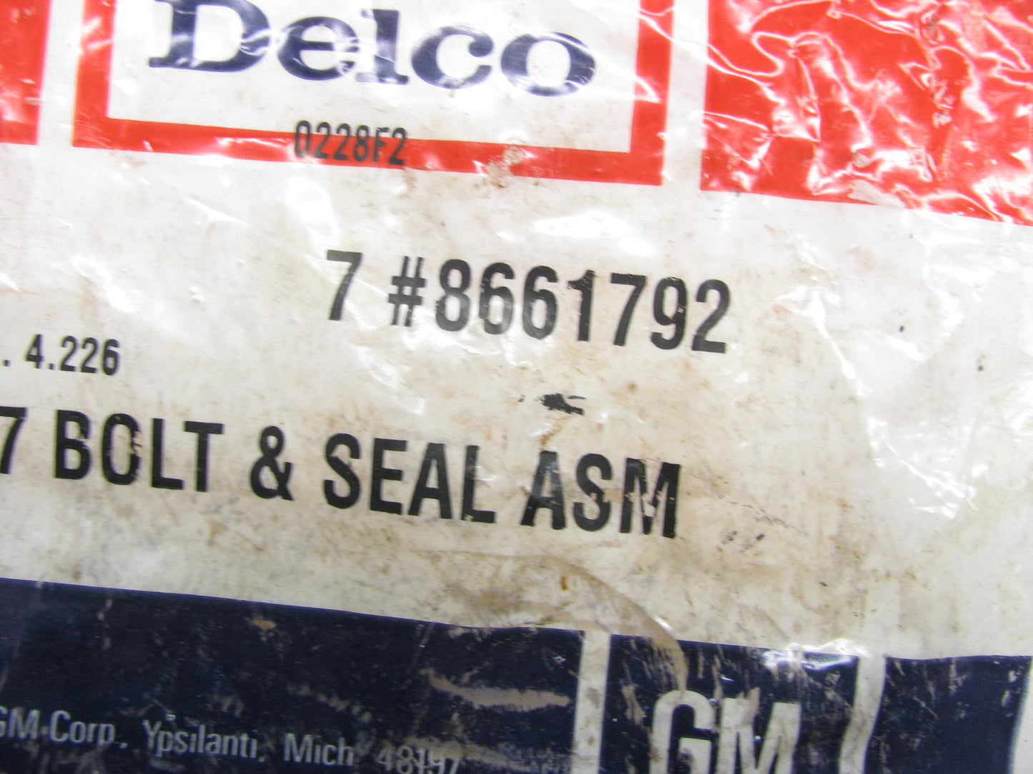 (7) Acdelco 8661792 Automatic Transmission Fluid Pump Cover Bolt
