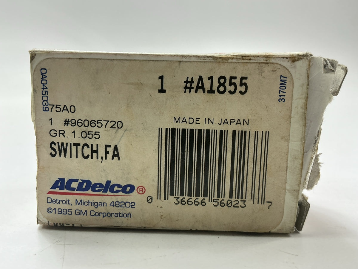 Acdelco A1855 Engine Cooling Fan Switch 1992-1994 Metro, Swift